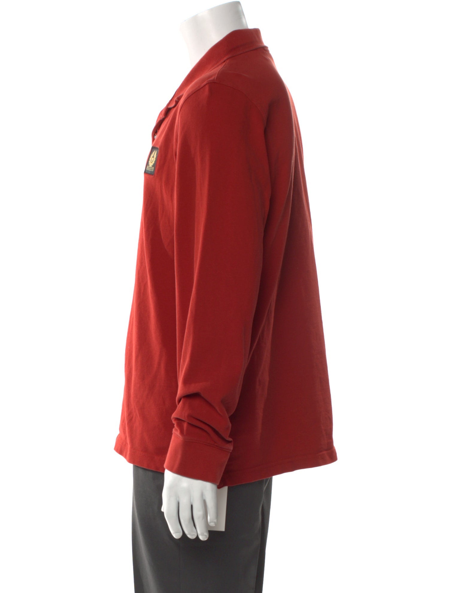 Belstaff Collar Long Sleeve Polo Shirt