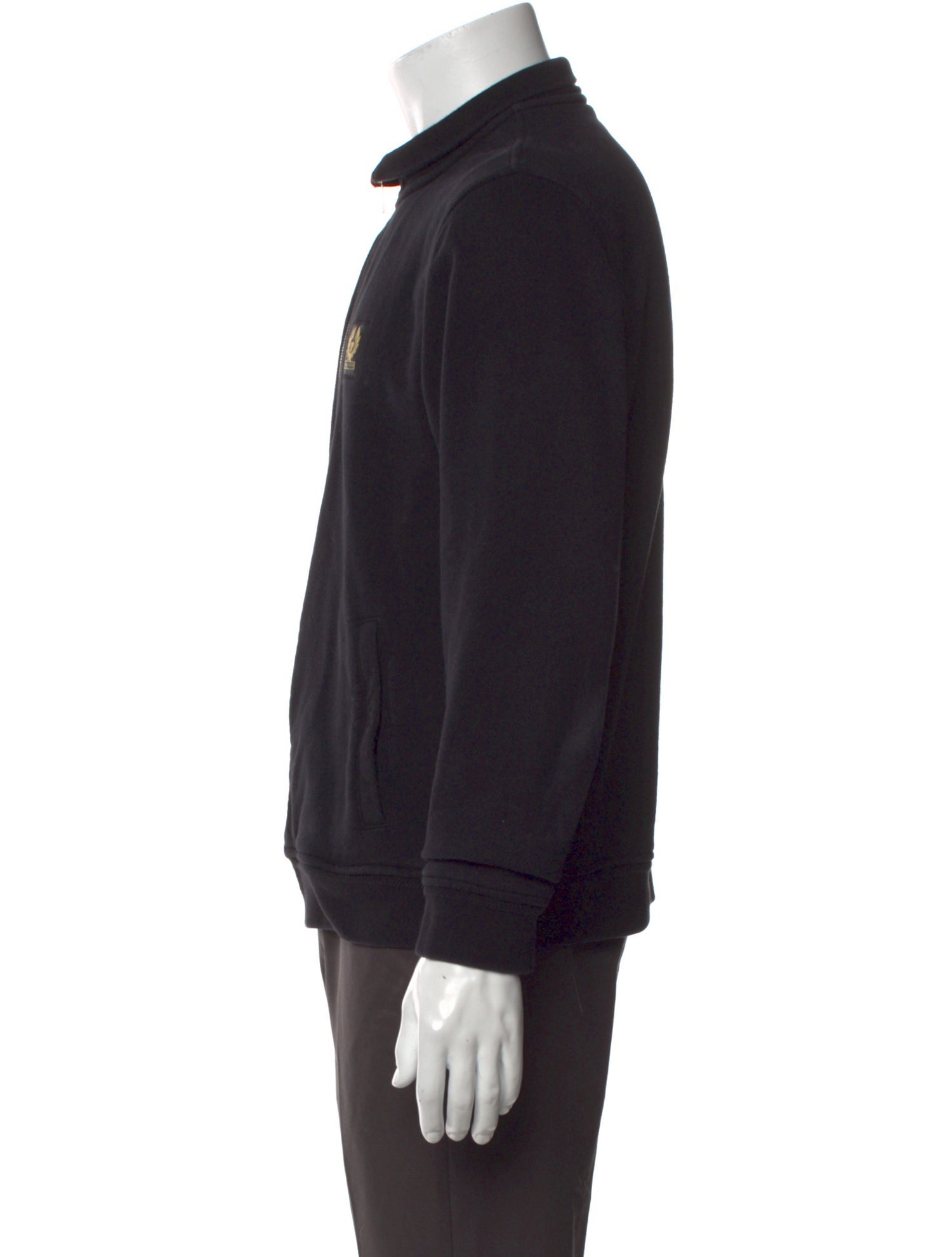 Belstaff Mock Neck Long Sleeve Sweatshirt