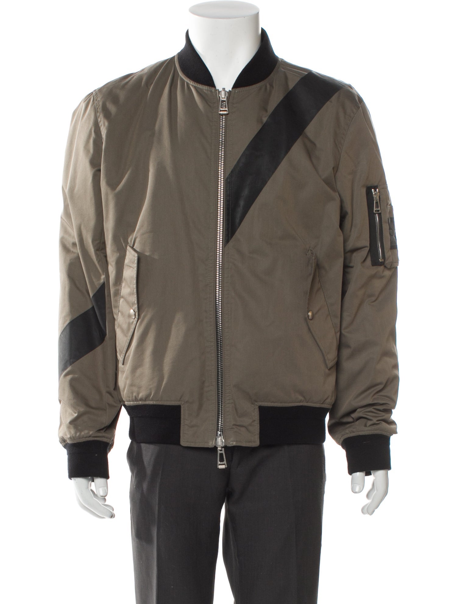 Belstaff Striped Bomber Jacket