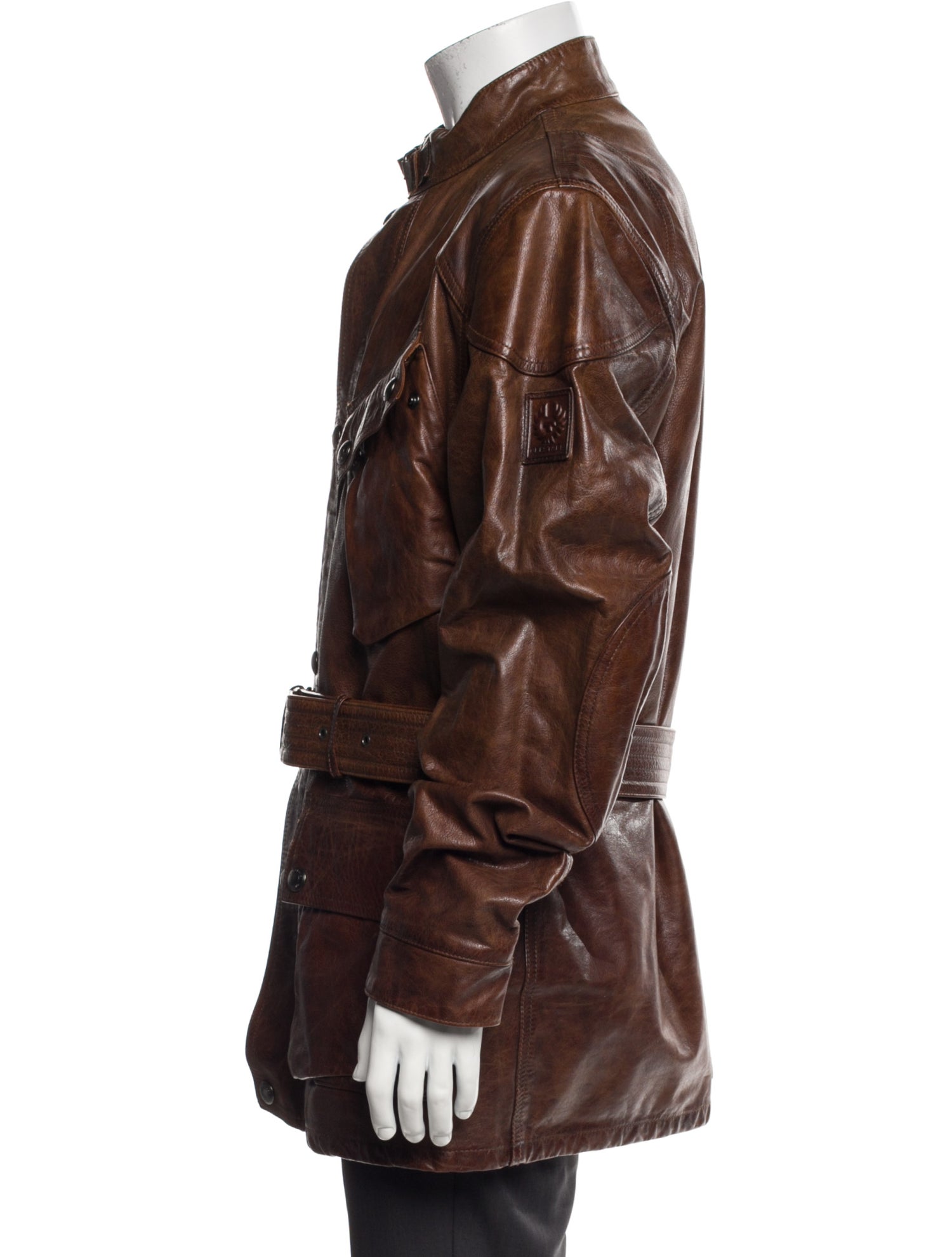 Belstaff Leather Utility Jacket