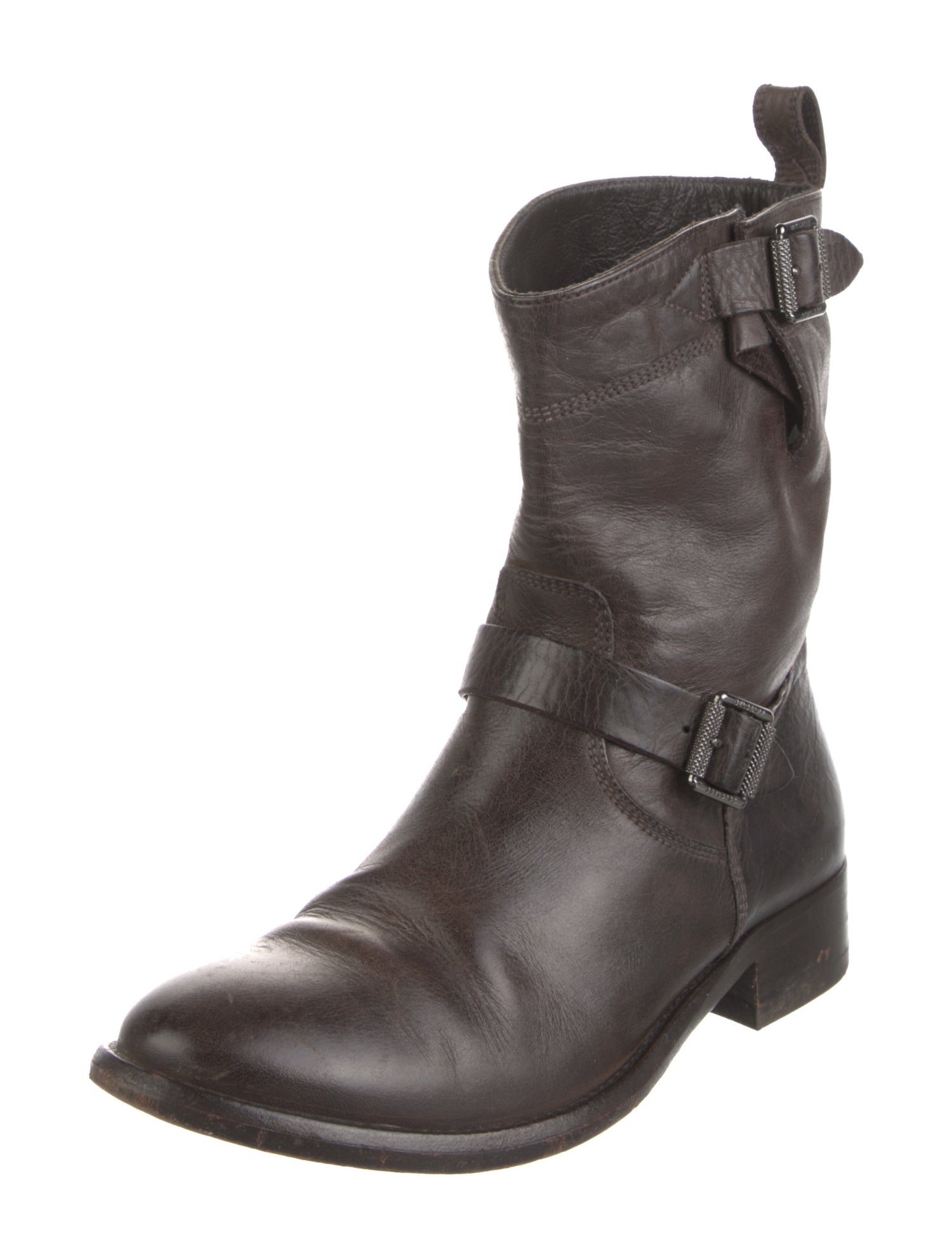 Belstaff Leather Moto Boots