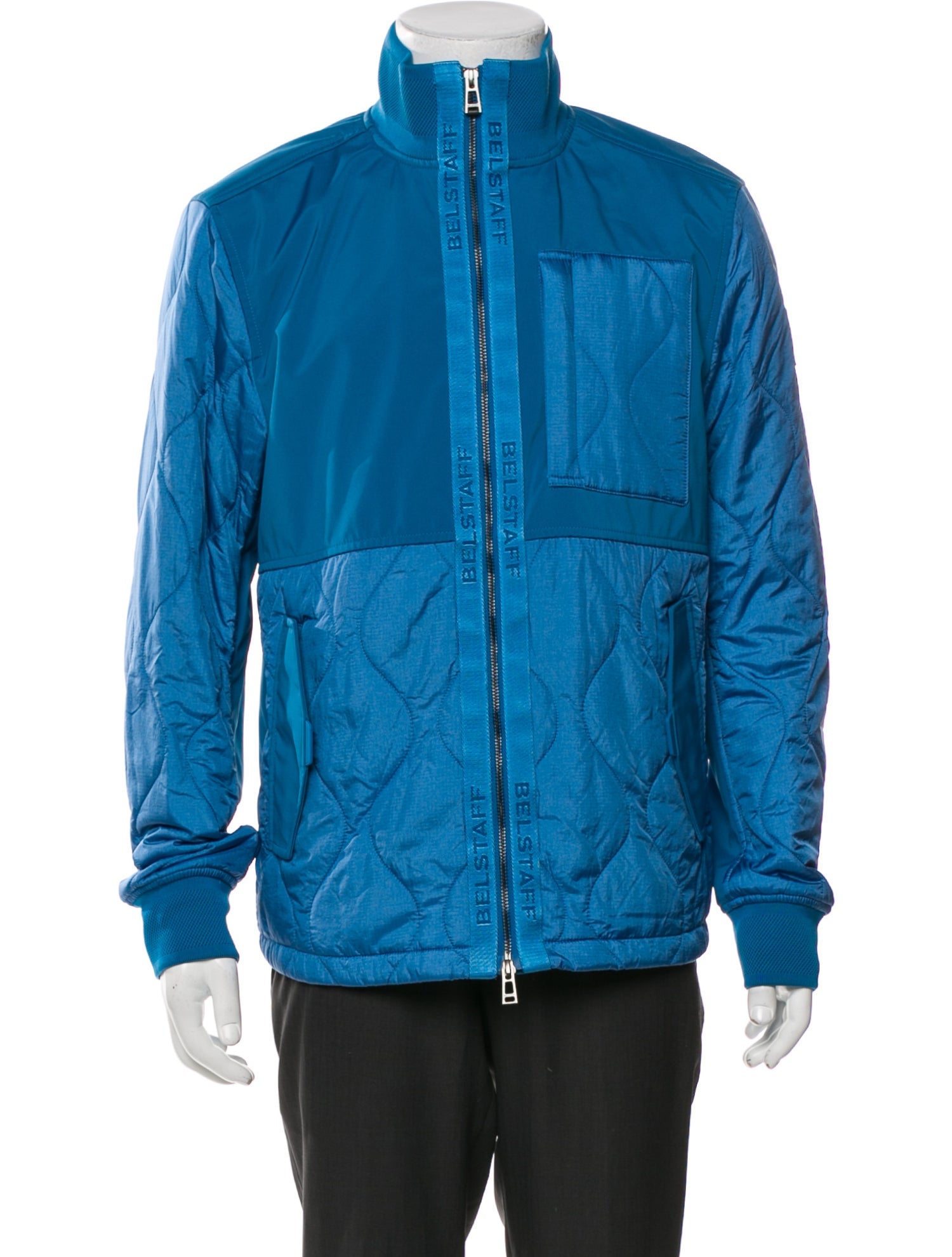 Belstaff Colorblock Pattern Windbreaker