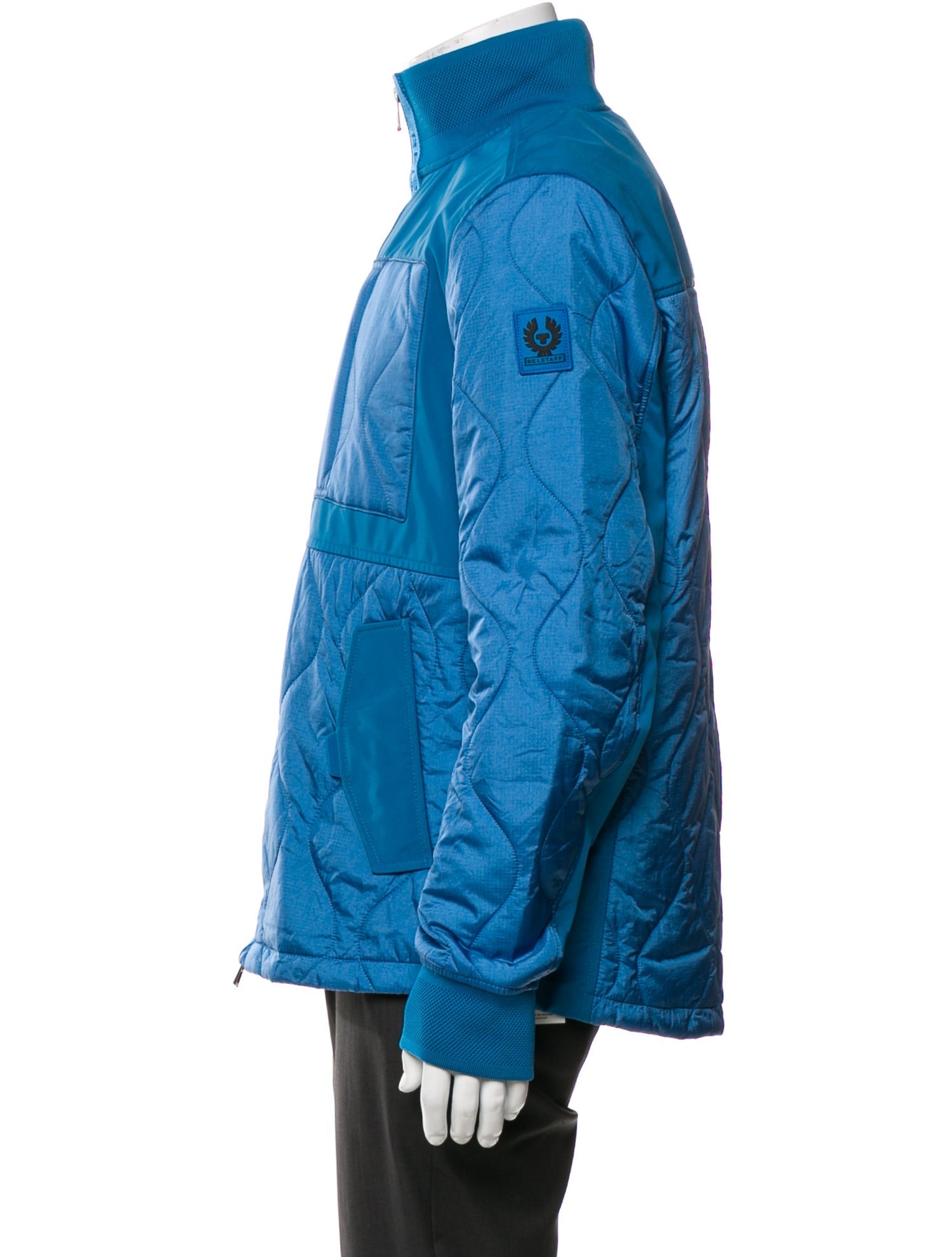 Belstaff Colorblock Pattern Windbreaker