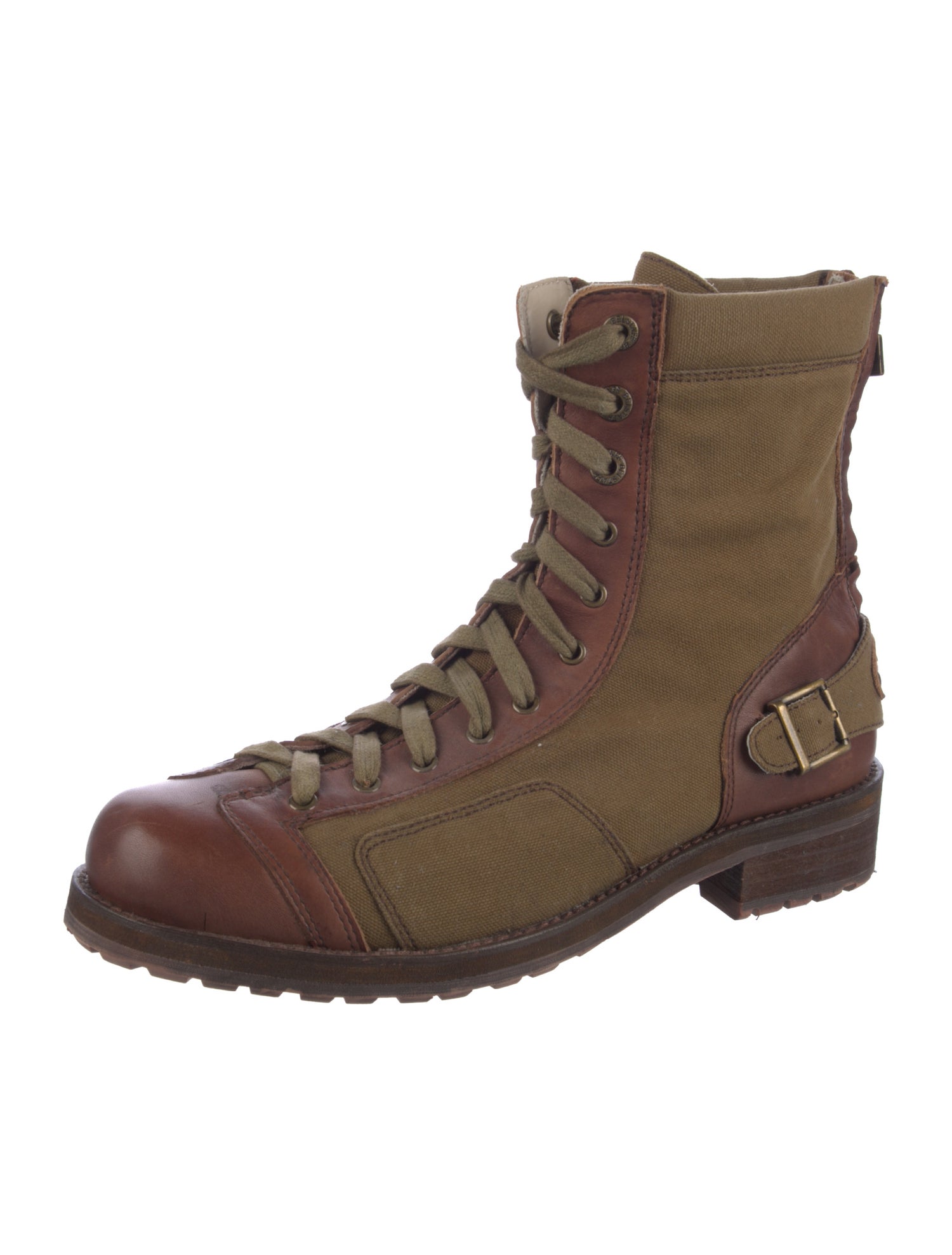 Belstaff Leather Hiking Boots