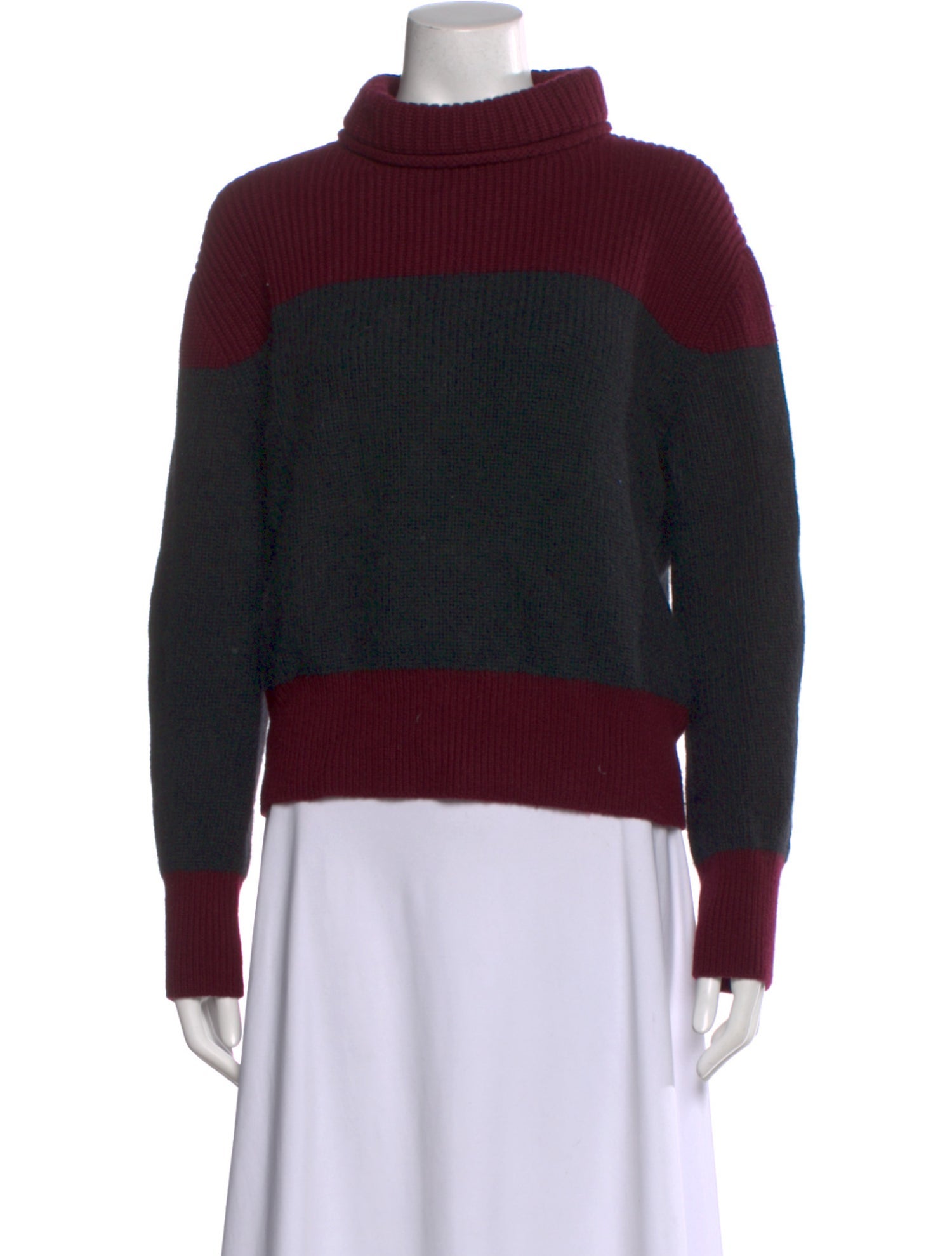 Belstaff Cashmere Colorblock Pattern Sweater