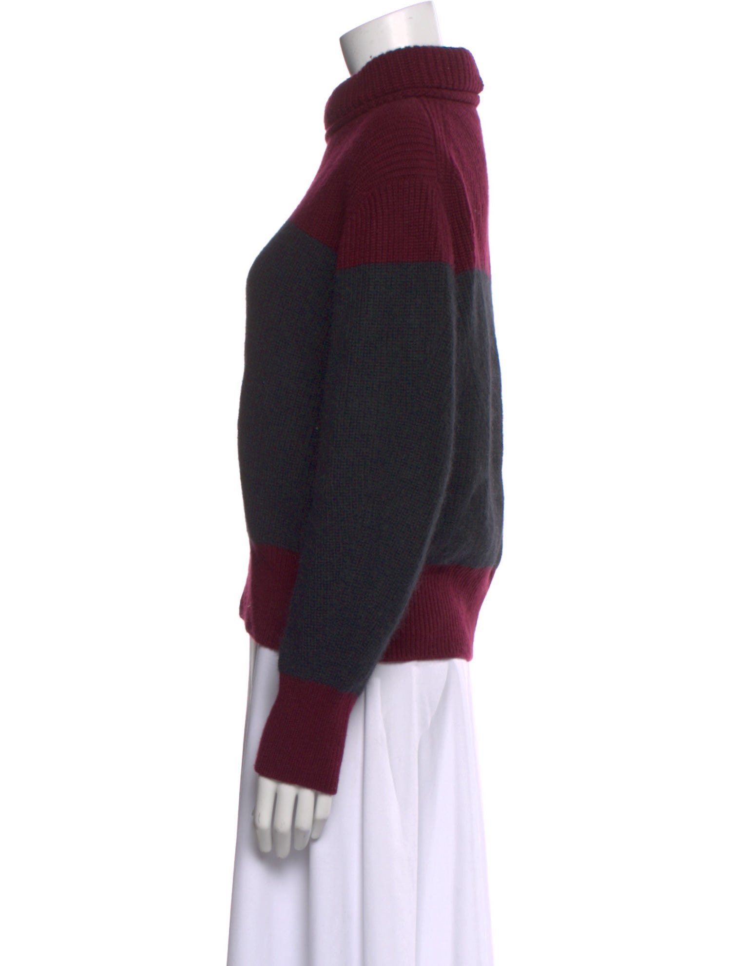 Belstaff Cashmere Colorblock Pattern Sweater