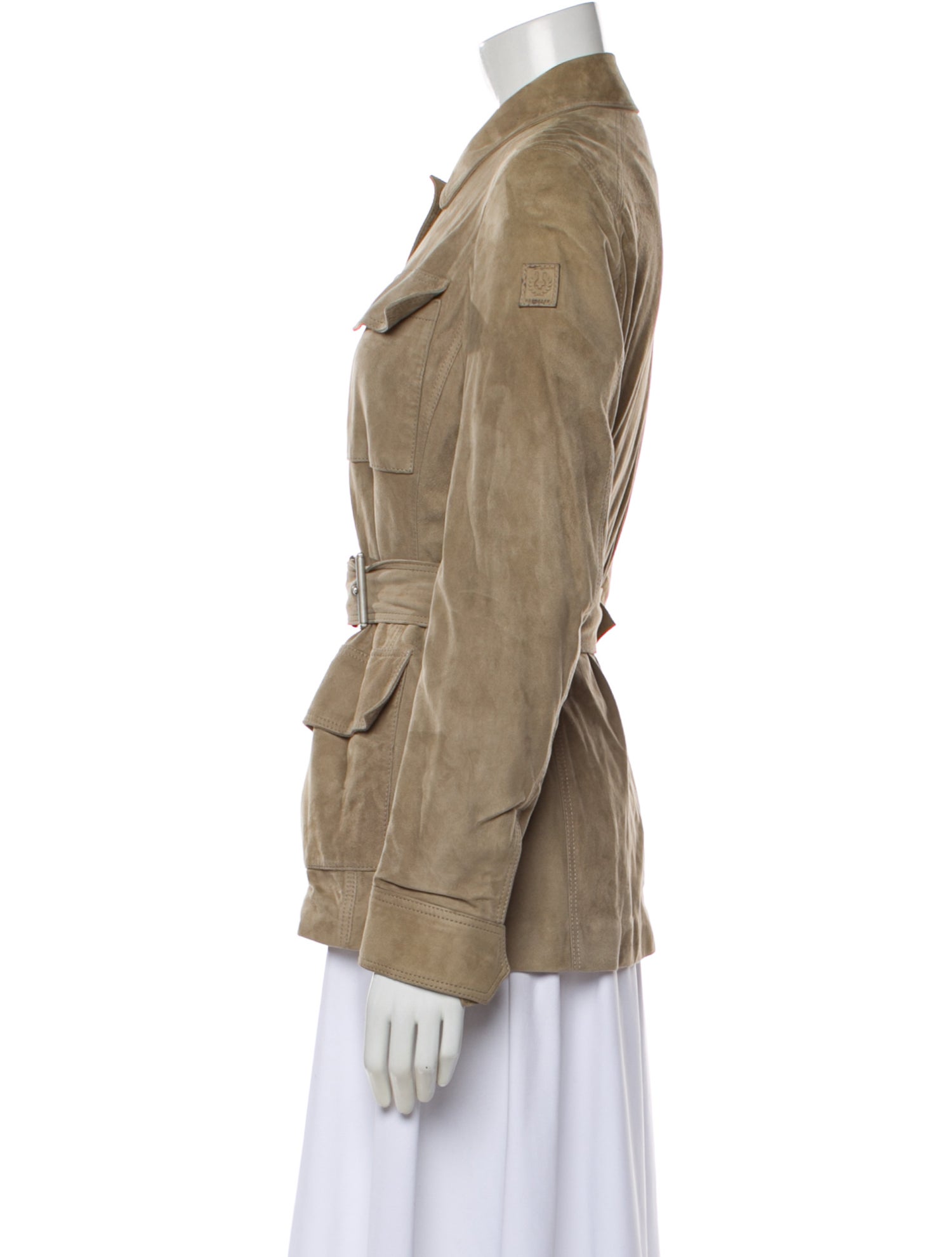 Belstaff Goat Leather Utility Jacket