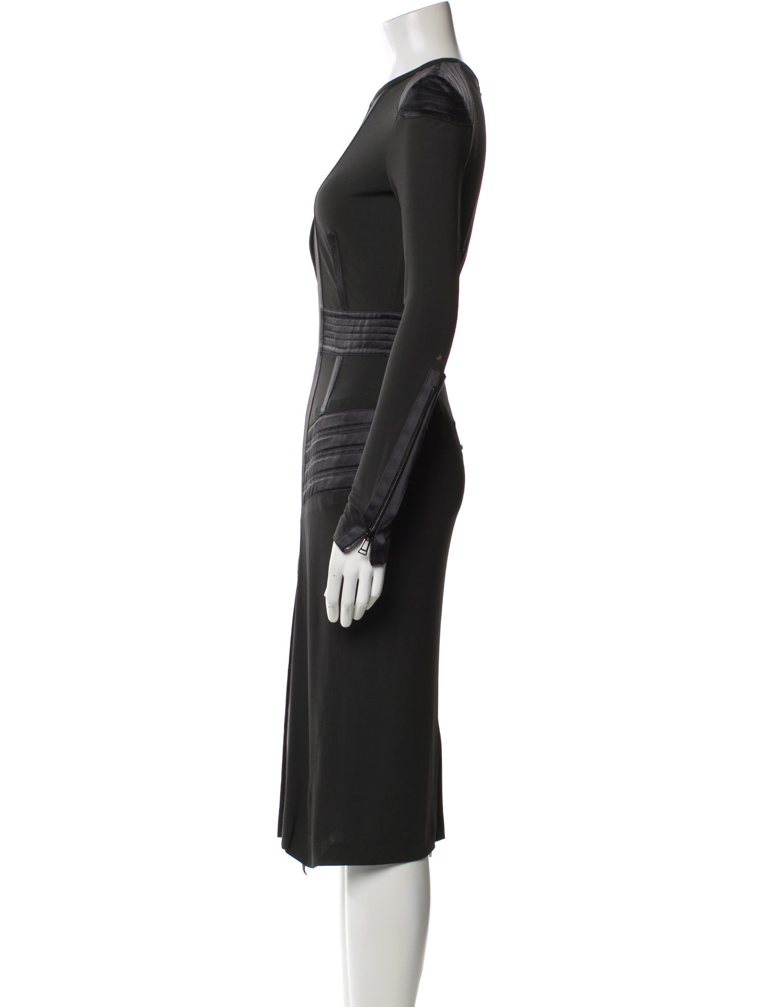 Belstaff Crew Neck Midi Length Dress