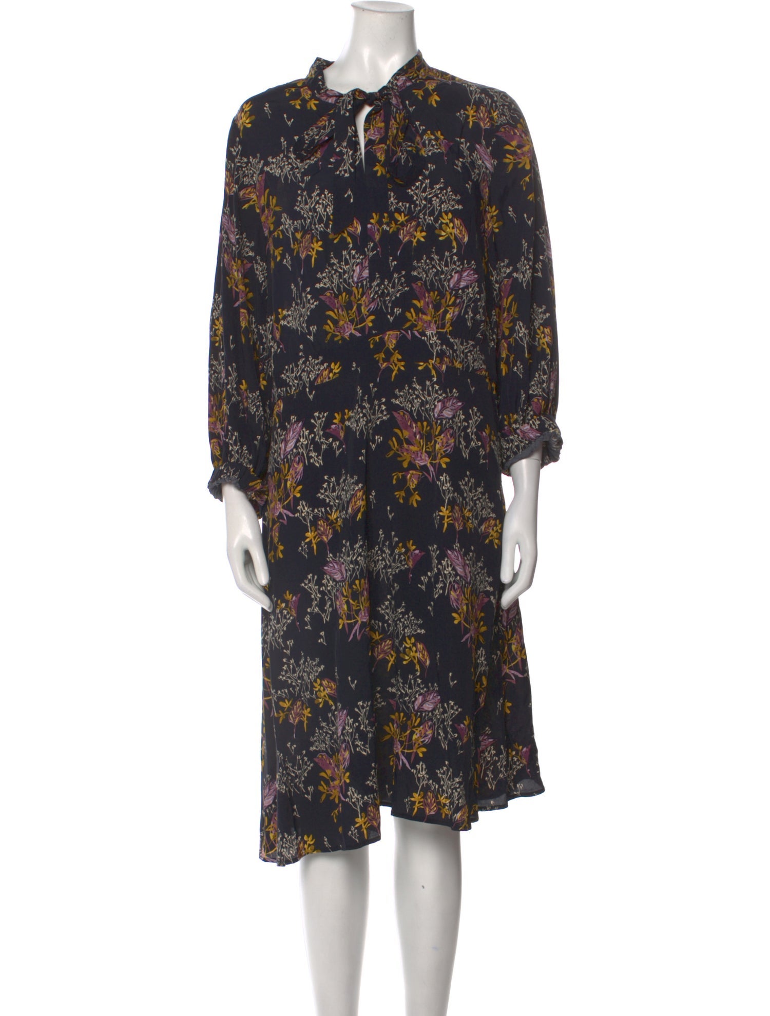 Bellerose Floral Print Midi Length Dress w/ Tags