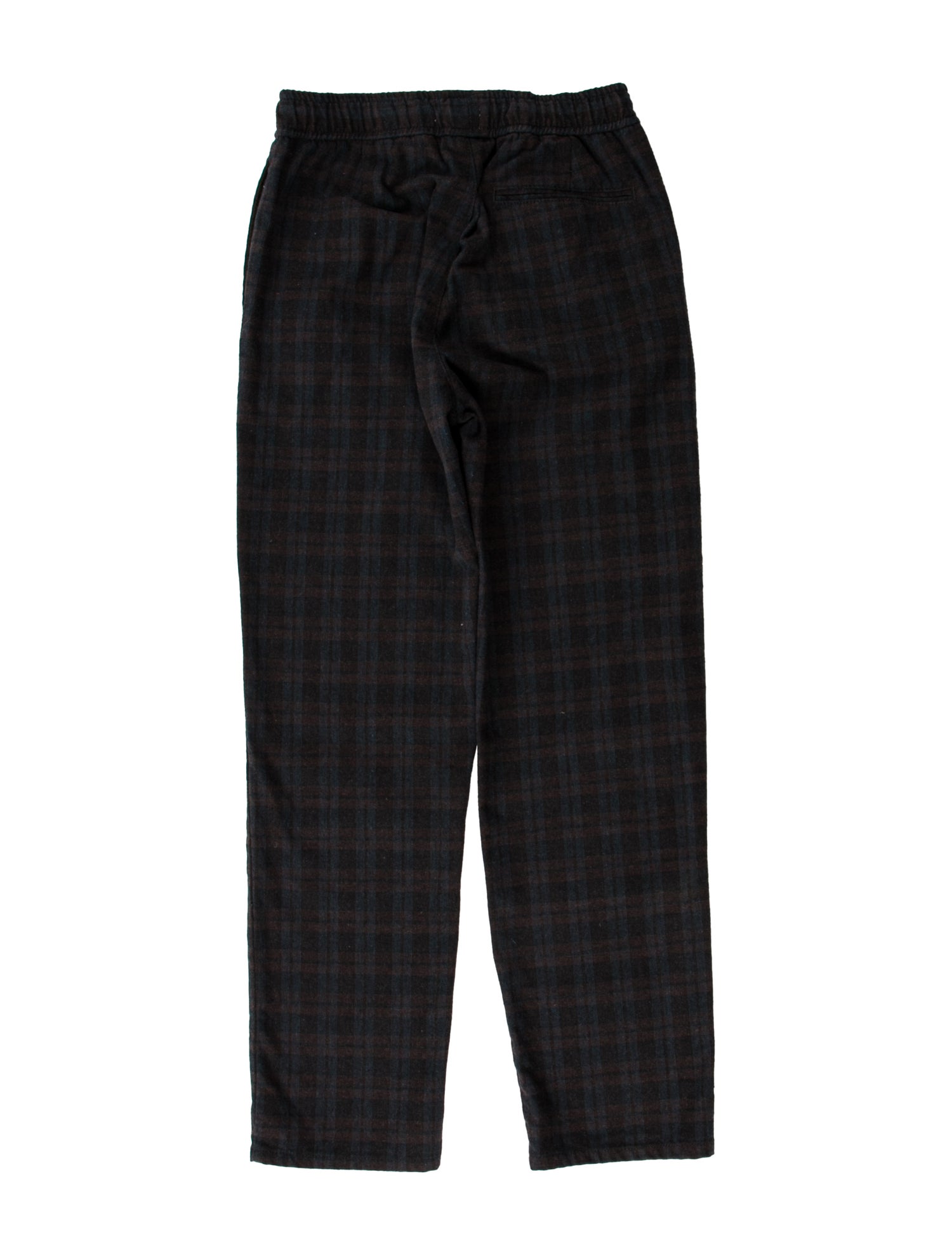 Bellerose Plaid Print Straight Leg Pants