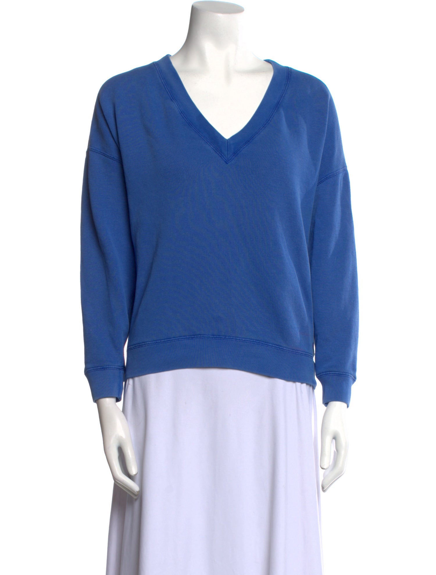 Bellerose V-Neck Long Sleeve Sweatshirt