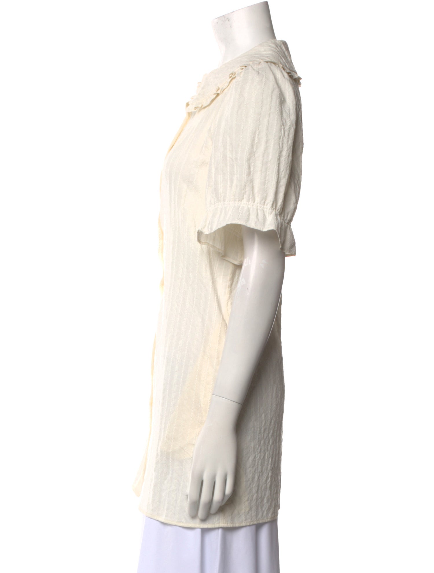 Bellerose Short Sleeve Button-Up Top