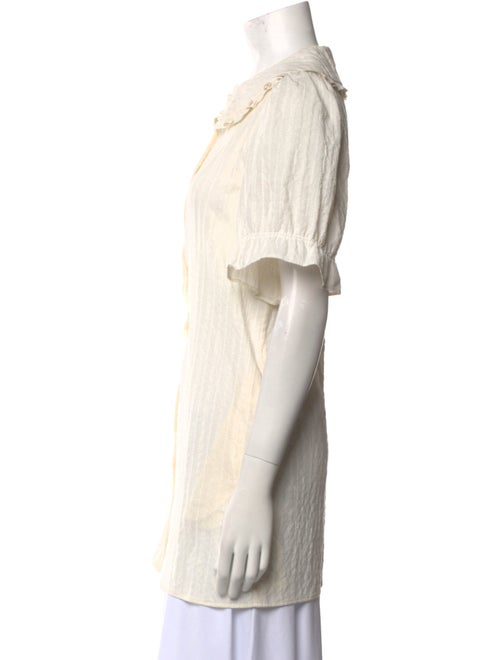 Bellerose Short Sleeve Button-Up Top