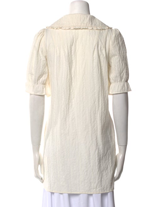 Bellerose Short Sleeve Button-Up Top