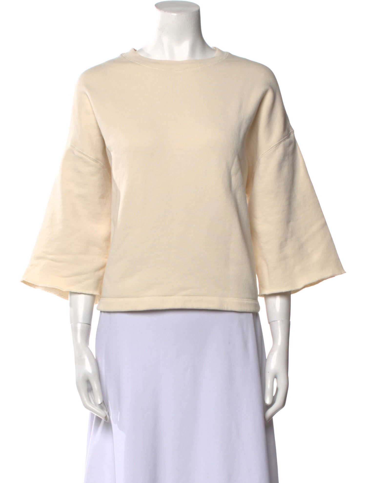 Bellerose Bateau Neckline Three-Quarter Sleeve Sweatshirt