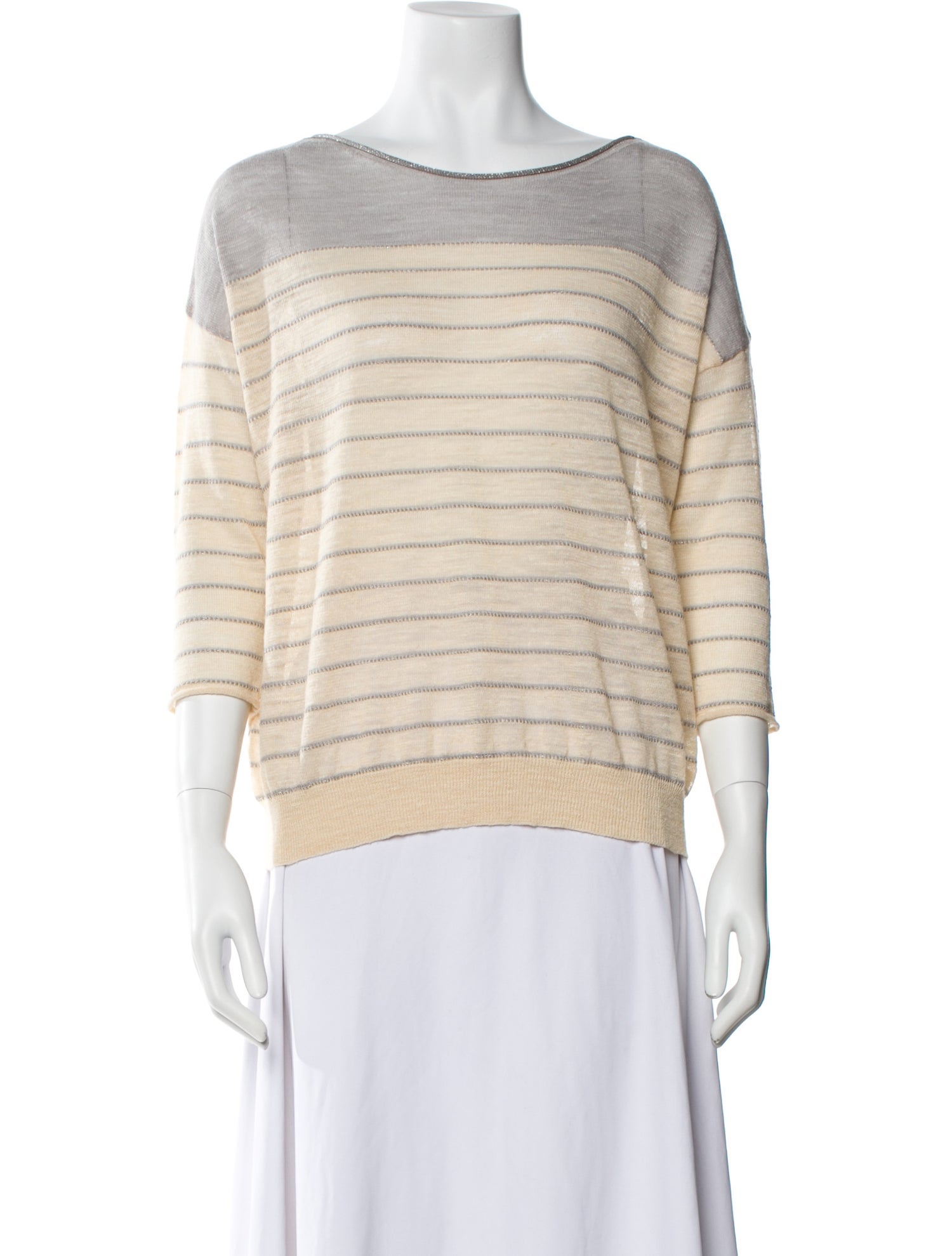 Bellerose Linen Striped Sweater