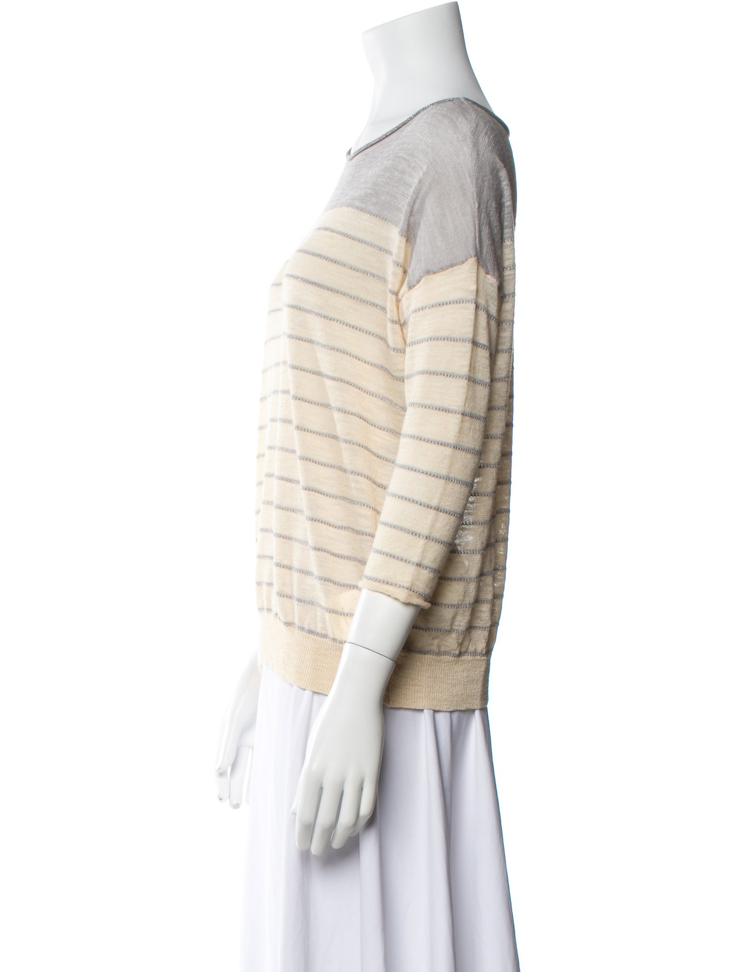 Bellerose Linen Striped Sweater