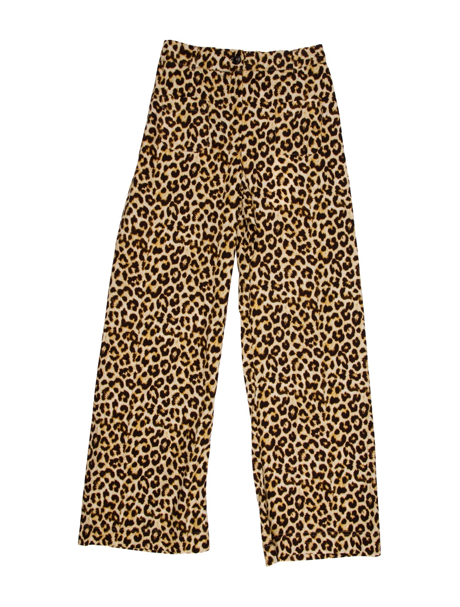 Bellerose Animal Print Wide Leg Pants