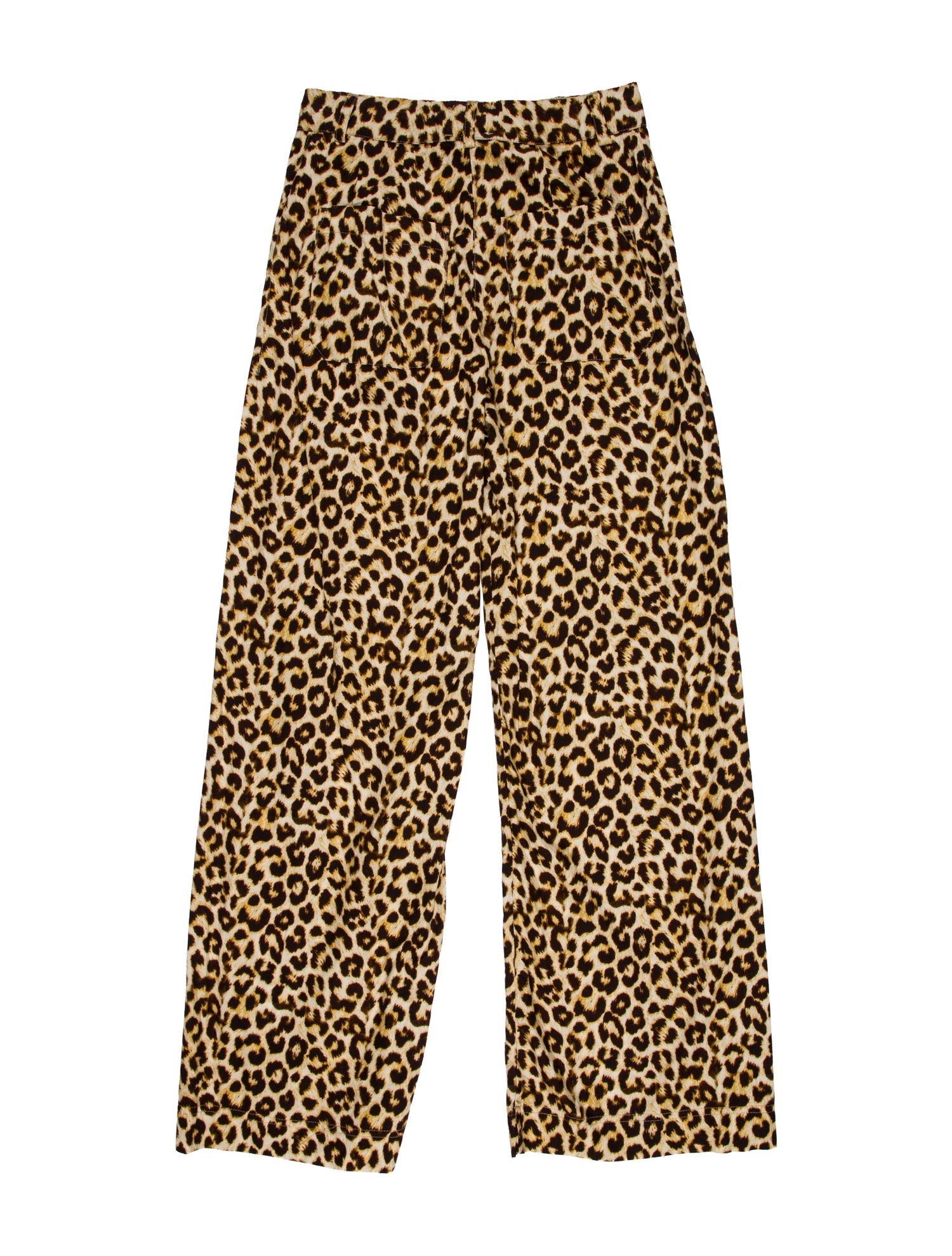 Bellerose Animal Print Wide Leg Pants