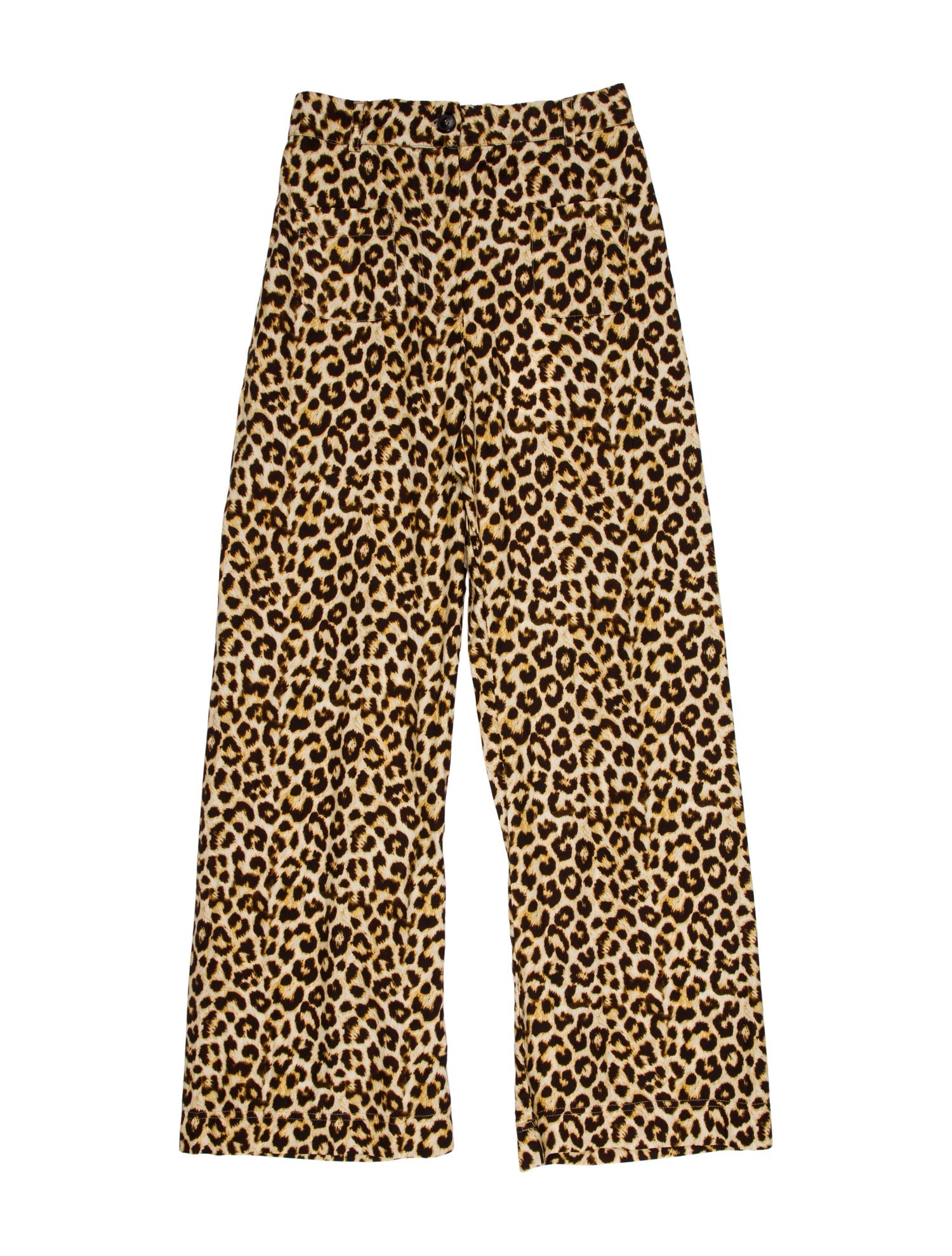 Bellerose Animal Print Wide Leg Pants