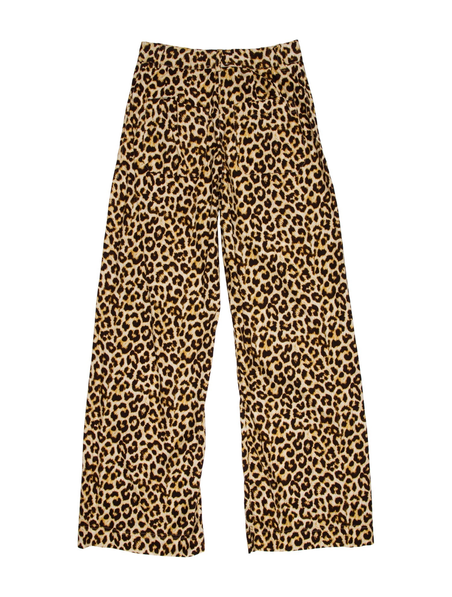 Bellerose Animal Print Wide Leg Pants