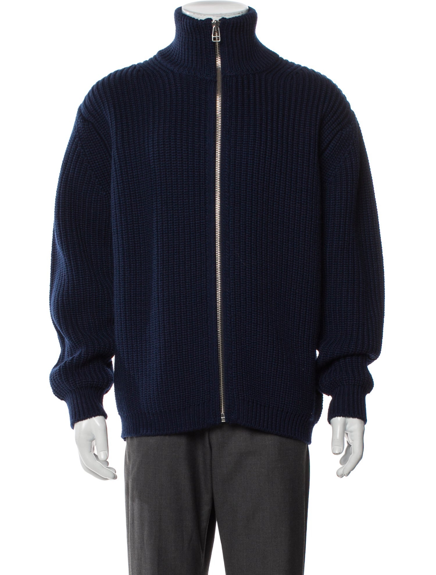 Bellerose Wool Mock Neck Cardigan