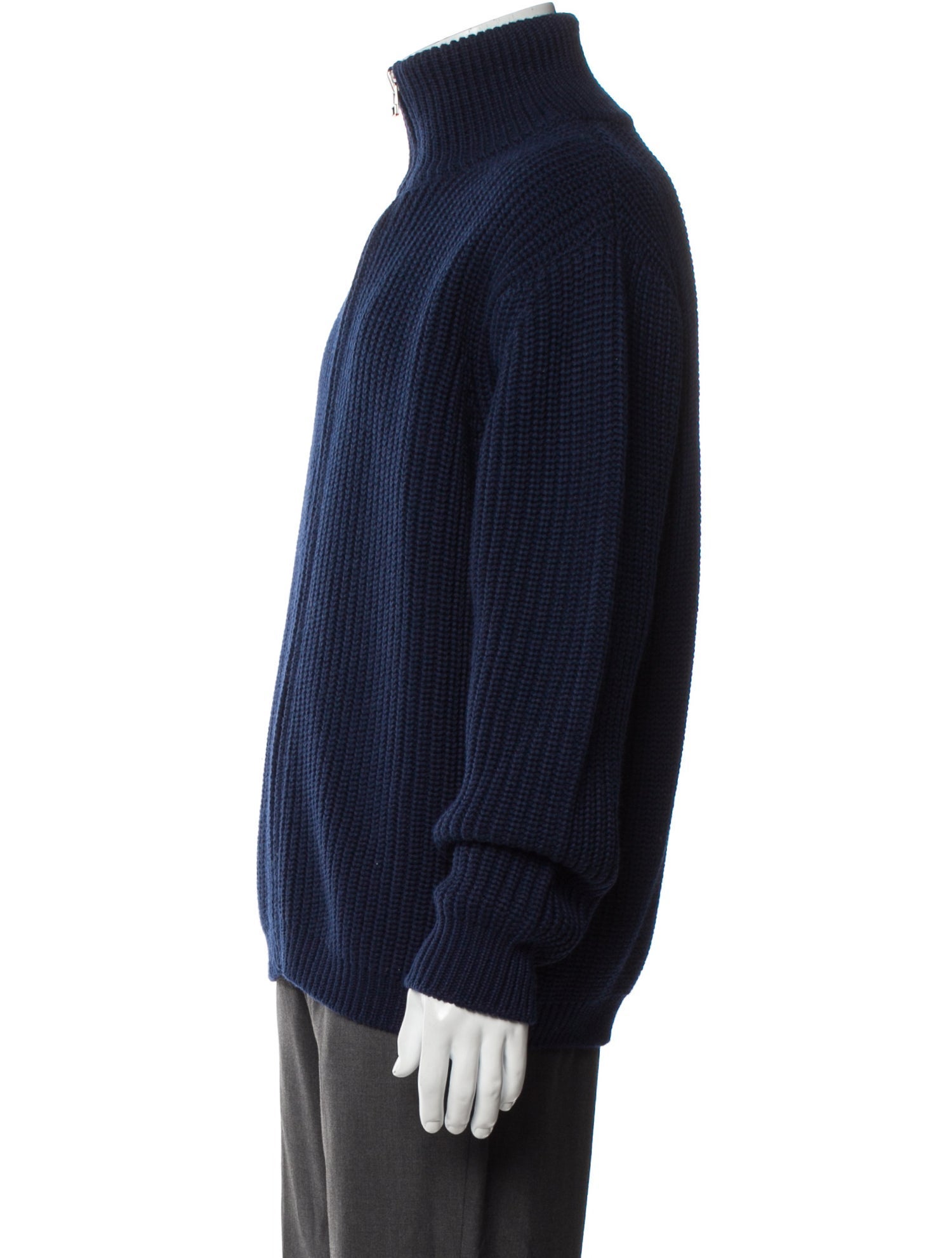 Bellerose Wool Mock Neck Cardigan