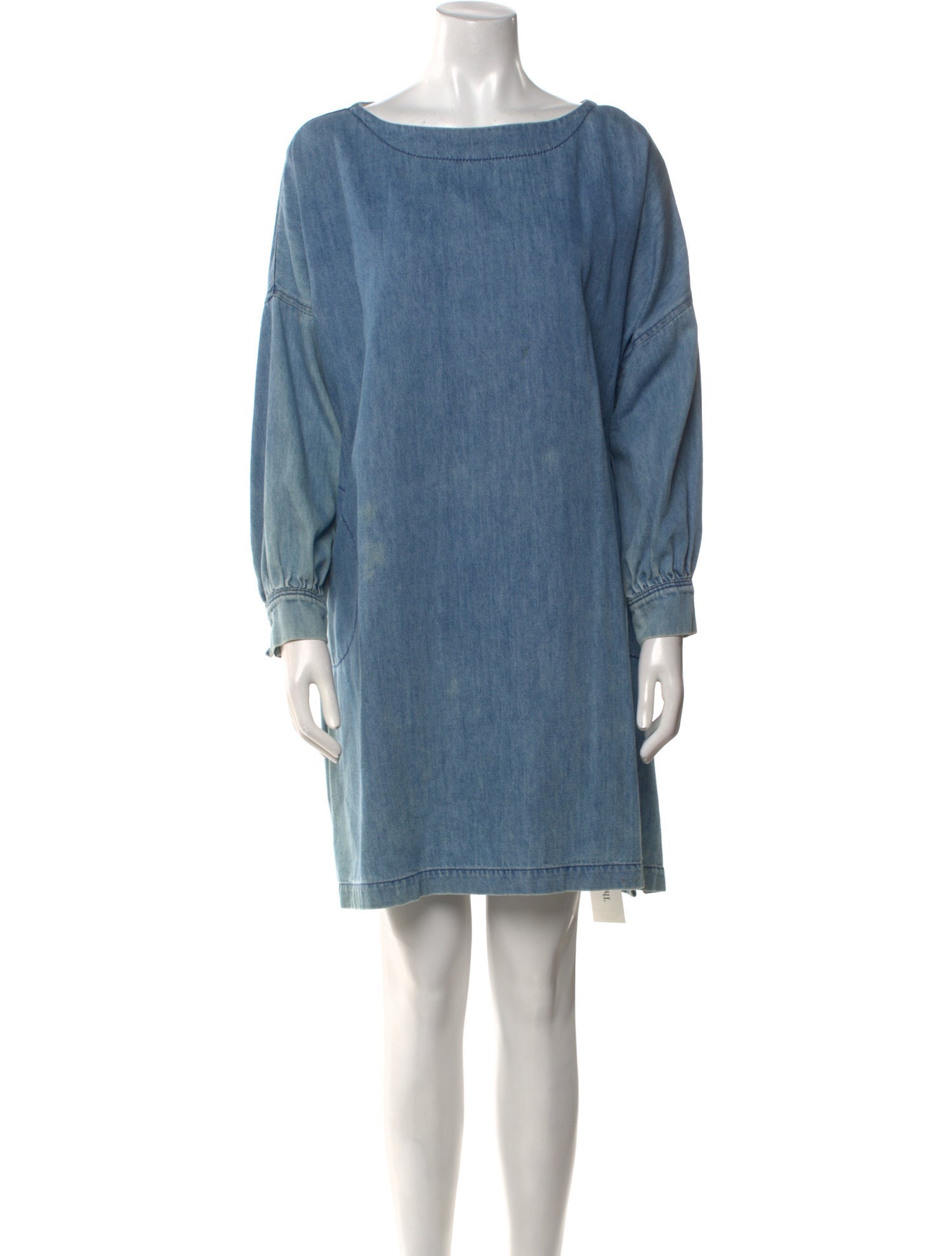 Bellerose Bateau Neckline Mini Dress