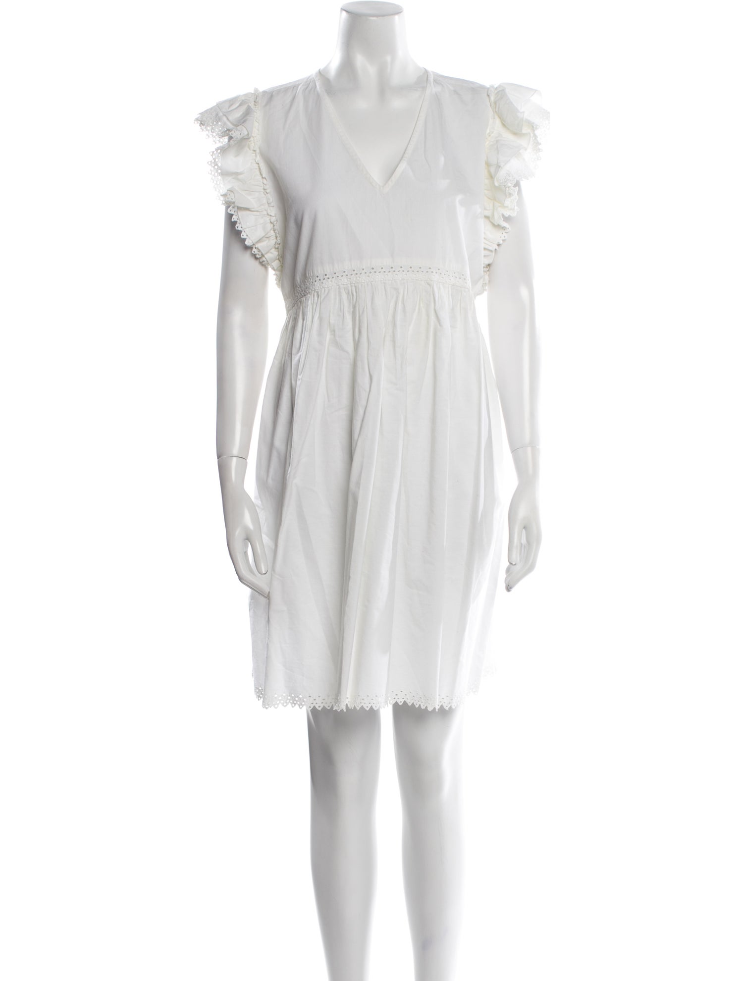 Bellerose V-Neck Mini Dress