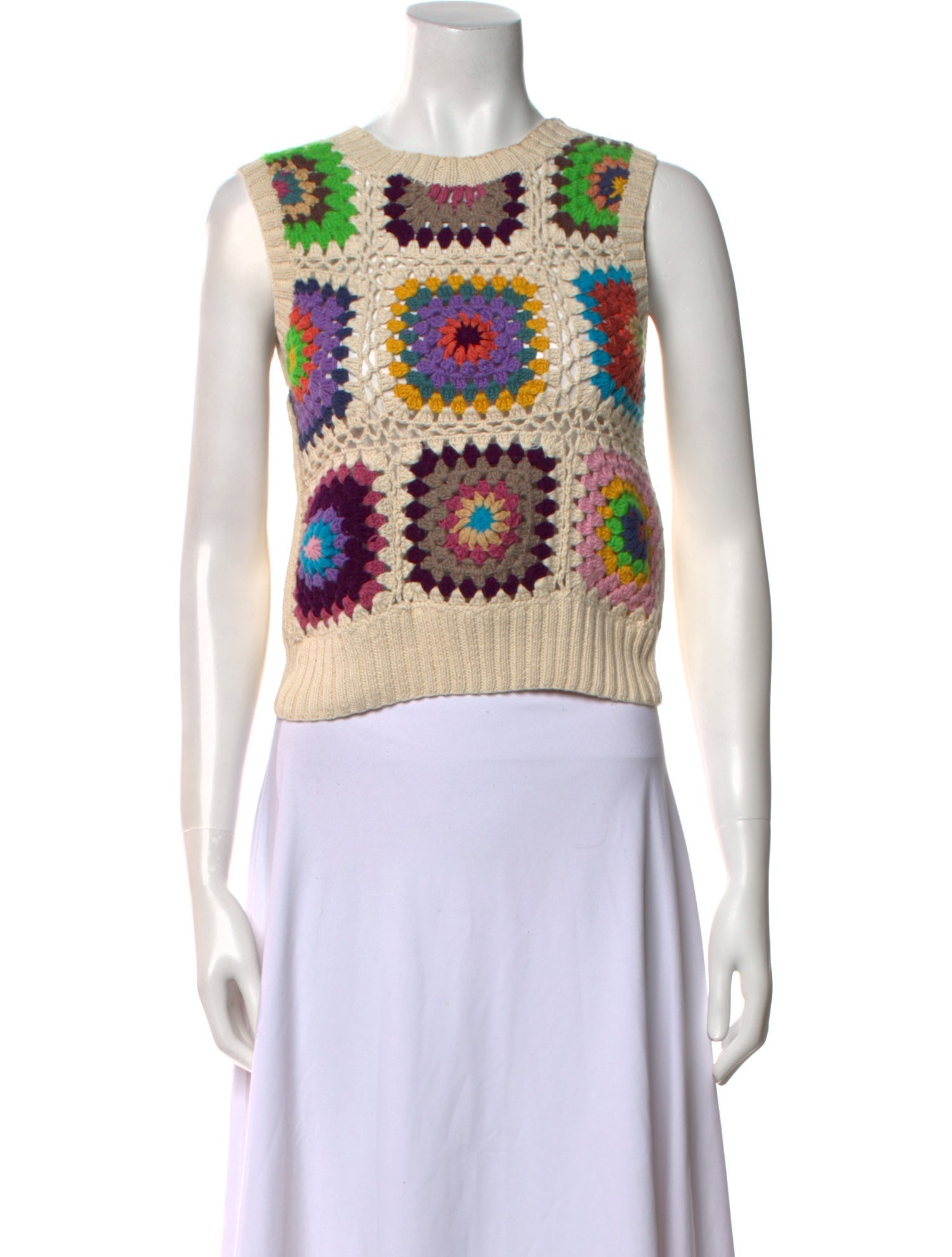 Bellerose Printed Crew Neck Sweater