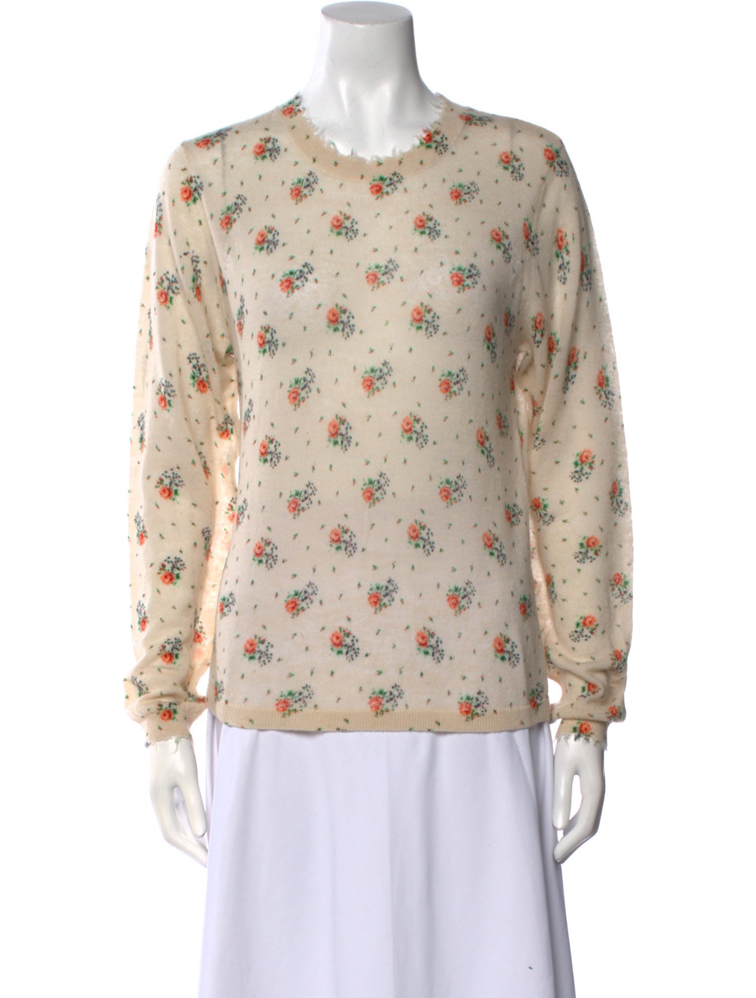 Bellerose Printed Crew Neck Sweater w/ Tags