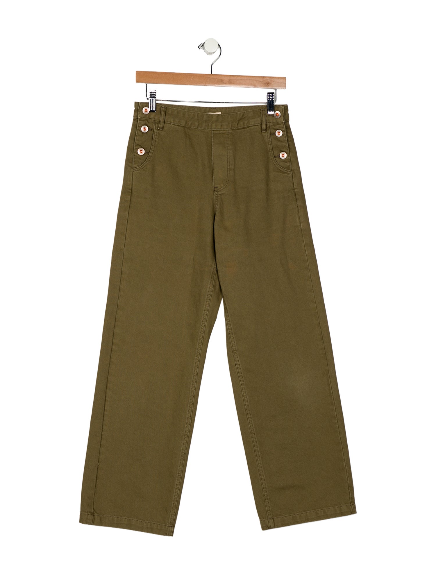 Bellerose Mid-Rise Wide Leg Jeans