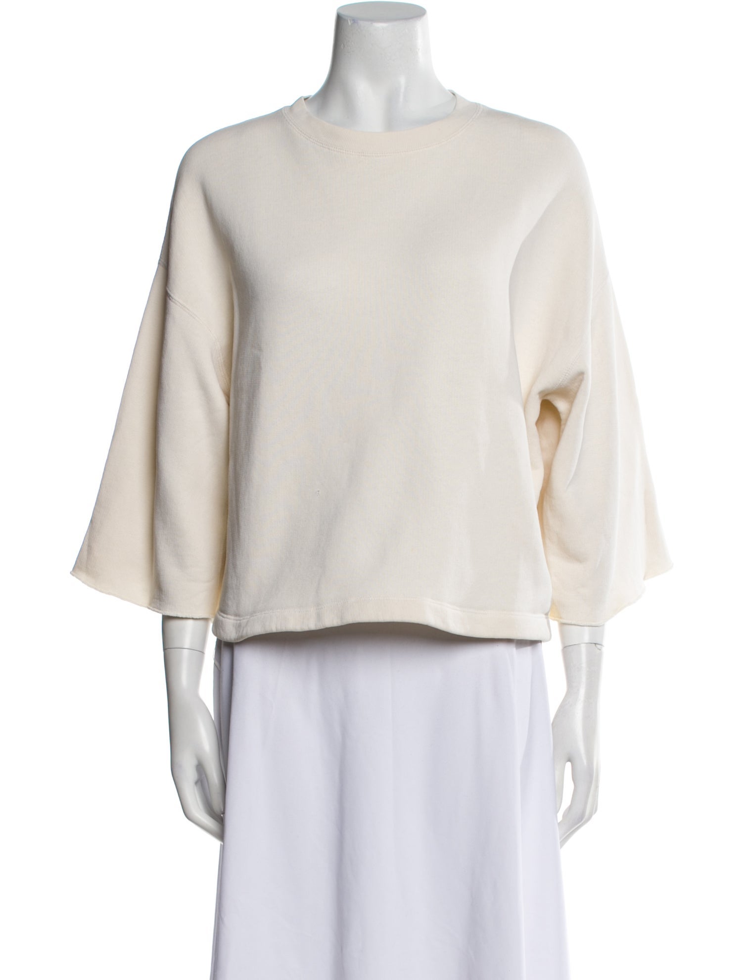 Bellerose Crew Neck Three-Quarter Sleeve Sweatshirt