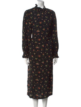 Bellerose Floral Print Long Dress