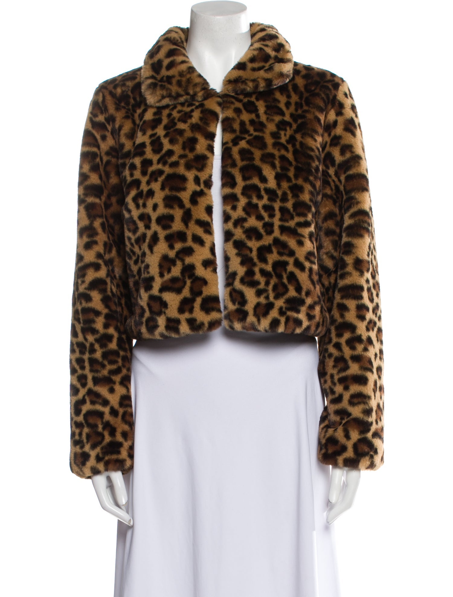 Belle Fare Animal Print Mock Neck Sweatshirt w/ Tags