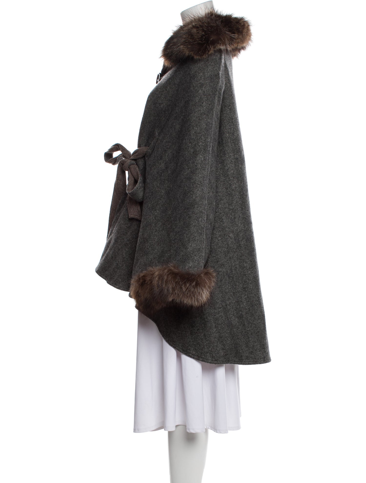 Belle Fare Cashmere Fur Jacket