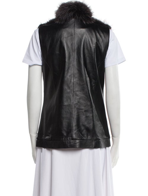 Belle Fare Leather Fur Jacket