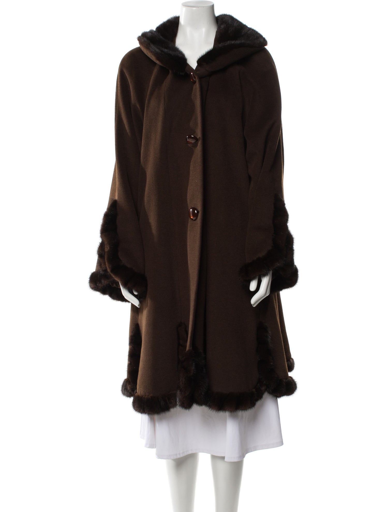 Belle Fare Angora Fur Coat