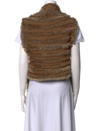 Belle Fare Fur Open Front Sweater