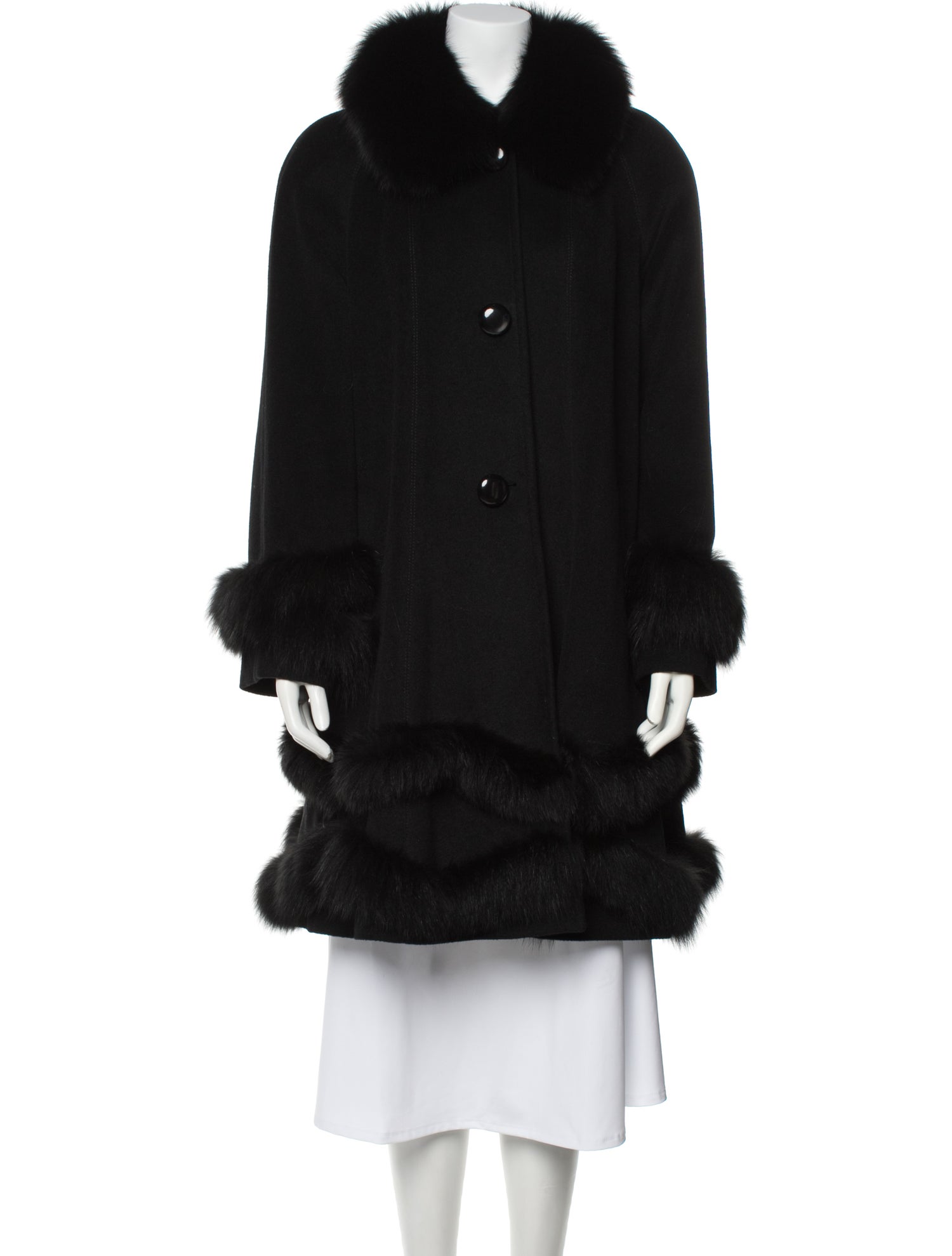 Belle Fare Angora Faux Fur Jacket