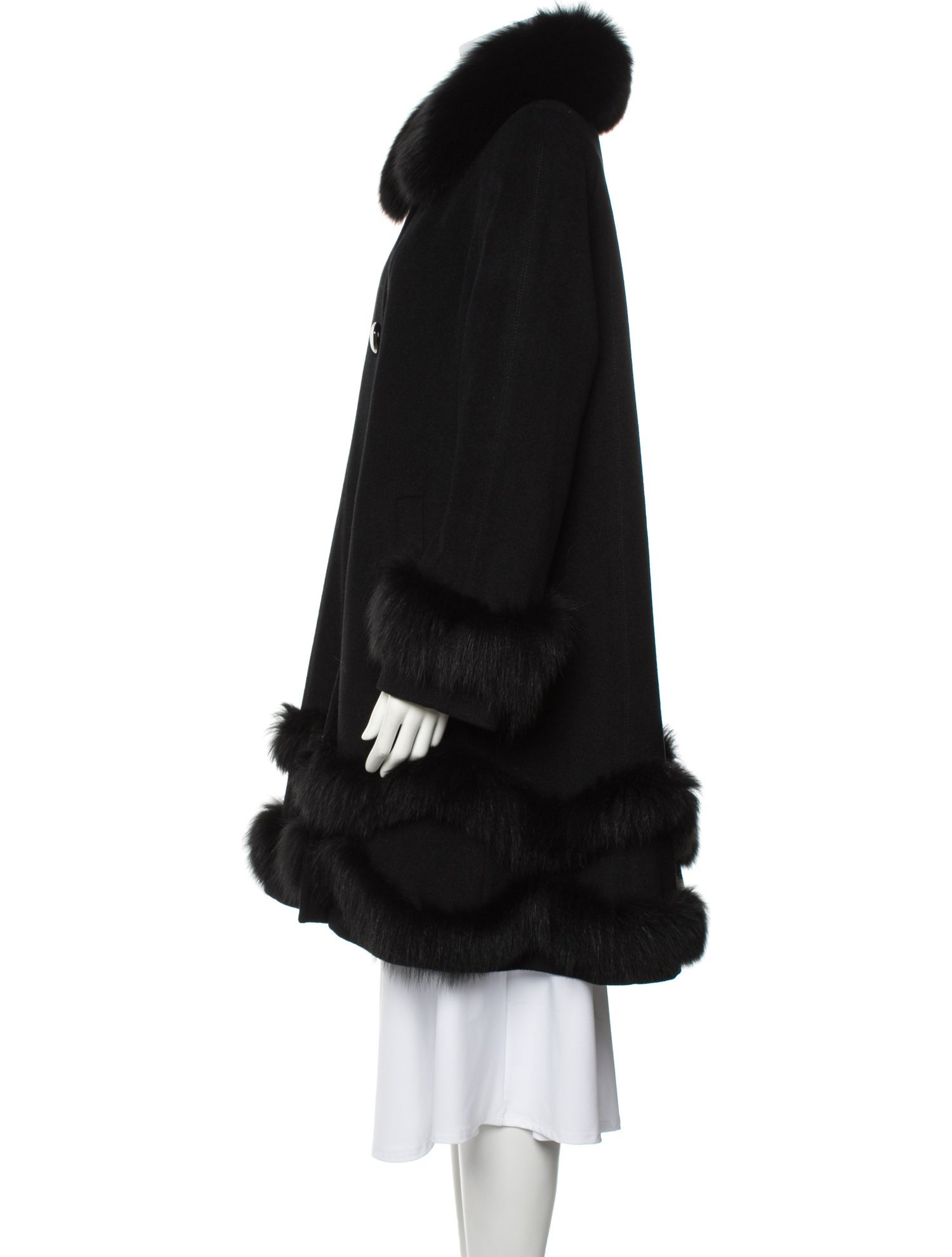 Belle Fare Angora Faux Fur Jacket