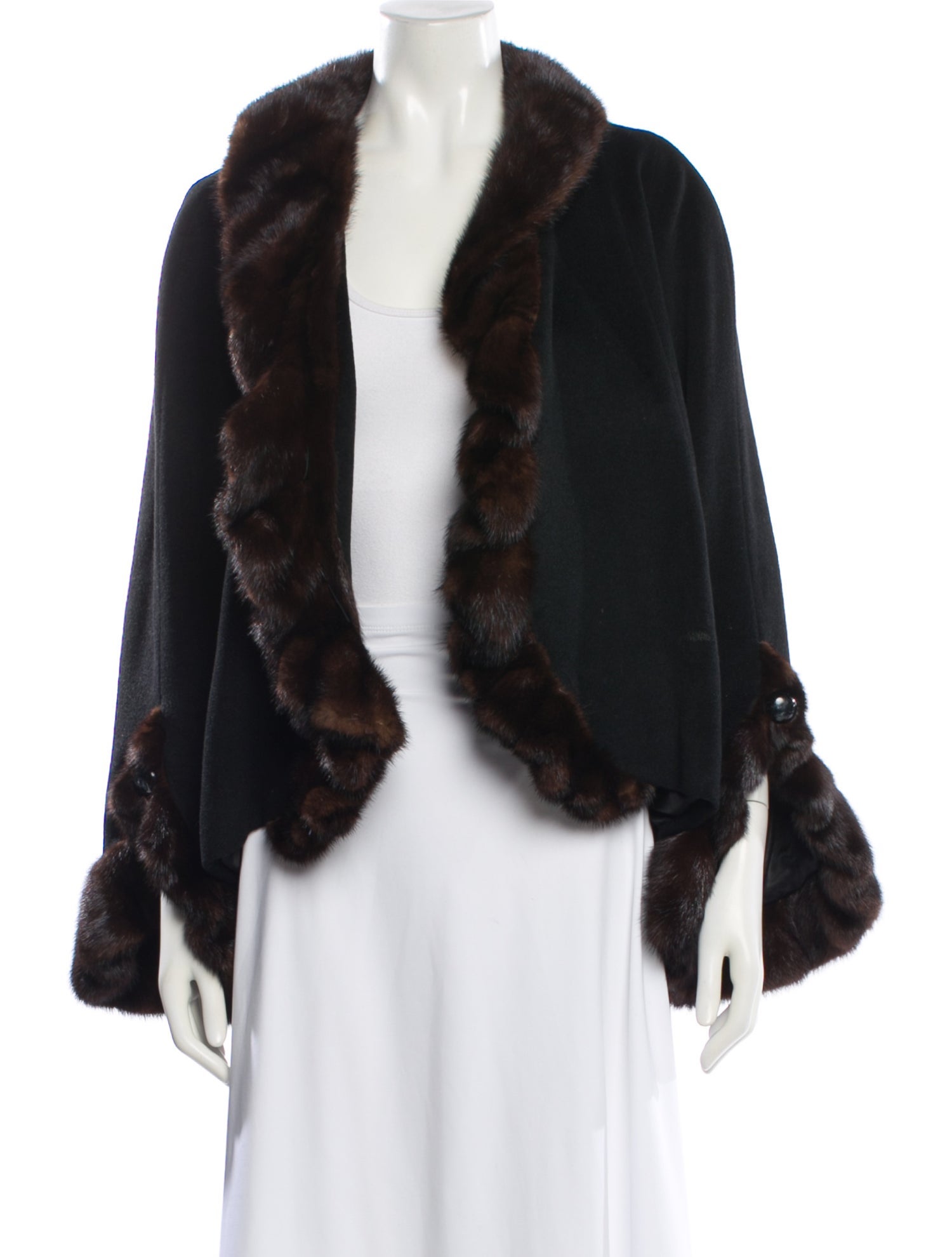 Belle Fare Angora Faux Fur Jacket