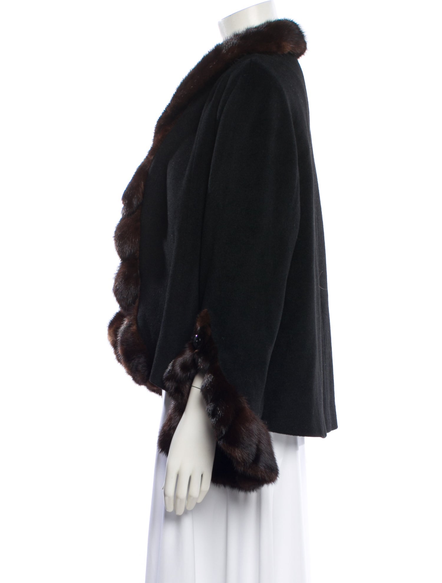 Belle Fare Angora Faux Fur Jacket