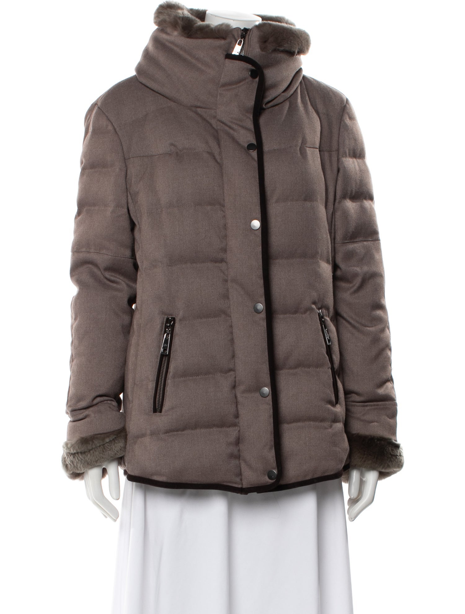 Belle Fare Nylon Down Jacket