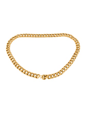 Chanel Skinny Metal Chain-Link Belt