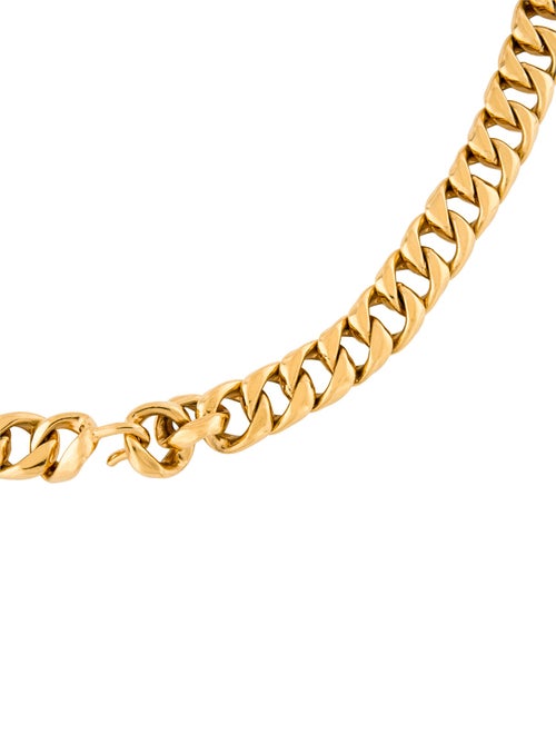 Chanel Skinny Metal Chain-Link Belt