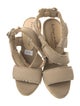 Bettye Muller Canvas Raw-Edge Trim Espadrilles