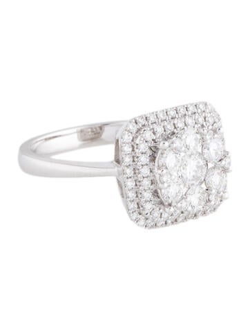 Belpearl Cocktail Ring 18K 1.30ctw Diamond 6.5