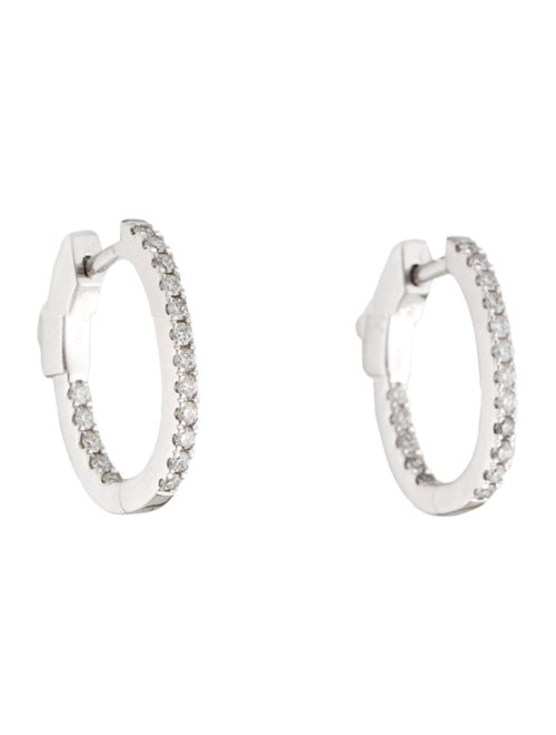 Belpearl 18K Diamond Inside-Outside Hoop Earrings