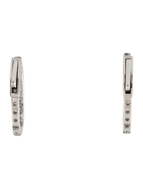 Belpearl 18K Diamond Inside-Outside Hoop Earrings